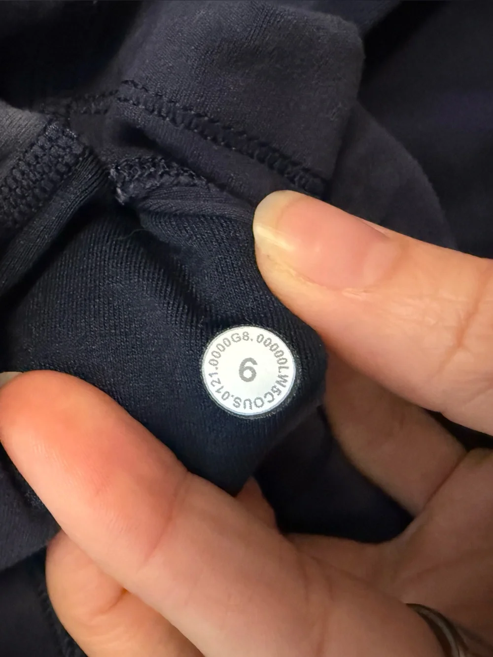 lululemon athletica Align diamond Dye asphalt grey true navy Leggings 28” size 6 - Picture 5 of 6